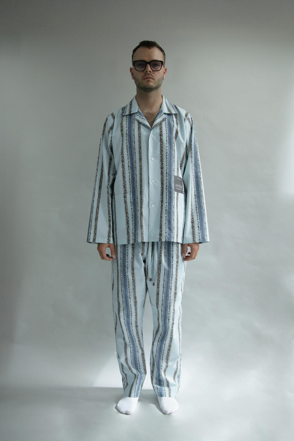 x Mads Barfod natskjorte - blå